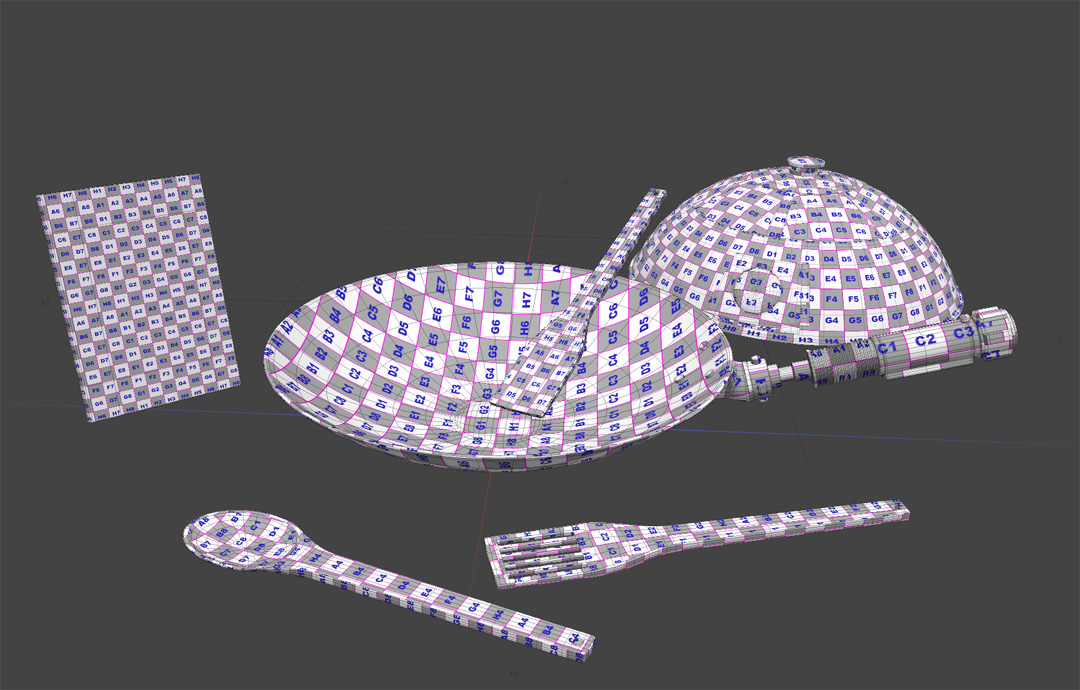 E-Wok UV maps image